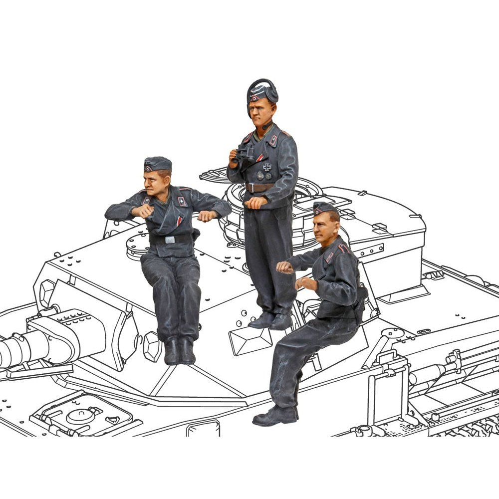 Tamiya 1/35 MM 35374 Panzerkampfwagen IV Ausf. F Plastic Model Kit