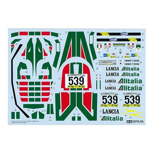 Tamiya 1/24 Model Car 25210 Lancia Stratos Turbo w/Driver Figure Plastic Model Kit