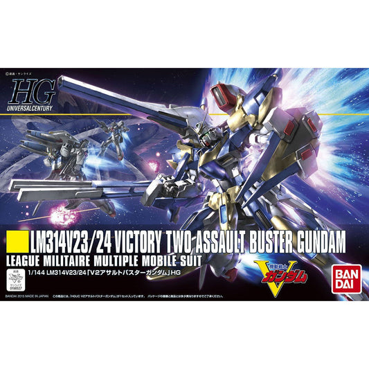 Bandai 1/144 HGUC 189 LM314V23/24 Gundam VICTORY TWO ASSAULT BUSTER Plastic Model Kit