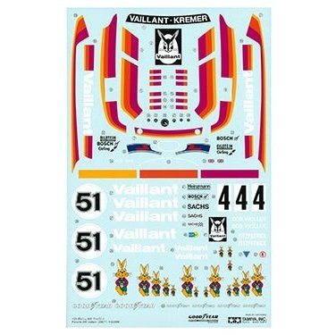 Tamiya 1/20 Grand Prix Collection 071 Porsche 935 Vaillant Plastic Model Kit