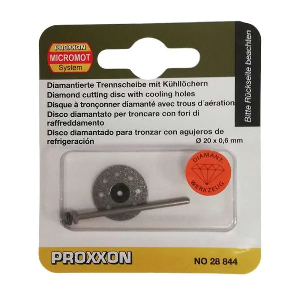 PROXXON 28844 Diamond-coated cutting disc with cooling holes 20mm diameter - TwinnerModel