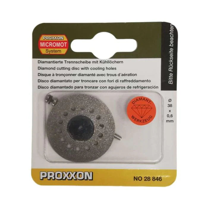 PROXXON 28846 Diamond-coated cutting disc with cooling holes 38mm diameter - TwinnerModel