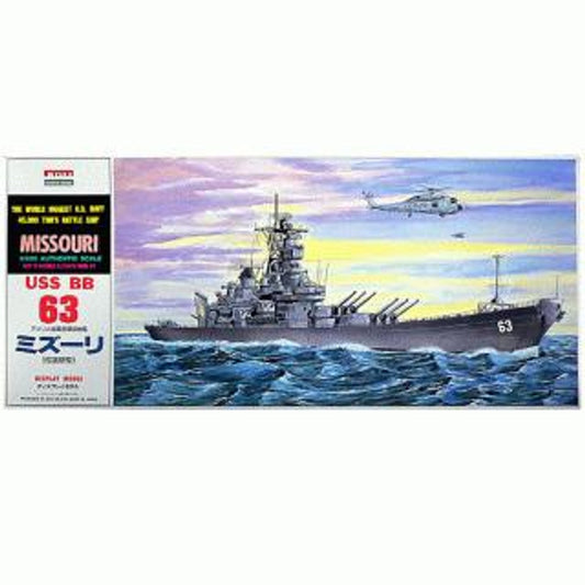 ARII 1/600 Battleship & Aircraft Carrier 03 USS BATTLESHIP MISSOURI BB-63 組裝模型 - TwinnerModel