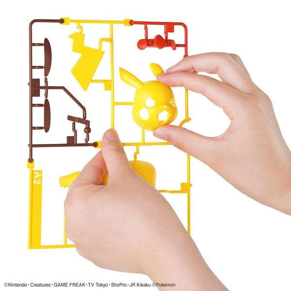 Bandai 寵物小精靈 PLAMO COLLECTION QUICK!! 003 皮卡丘 戰鬥姿勢 組裝模型 - TwinnerModel