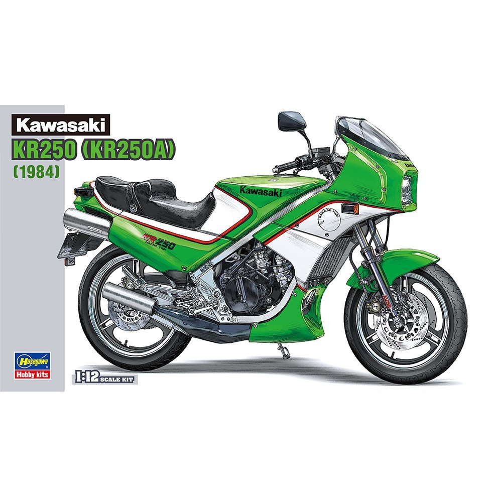 Hasegawa 1/12 BK 12 KAWASAKI KR250 KR250A 組裝模型 - TwinnerModel