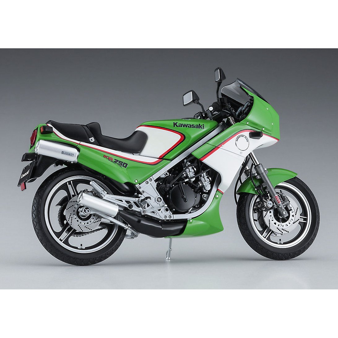 Hasegawa 1/12 BK 12 KAWASAKI KR250 KR250A 組裝模型 - TwinnerModel