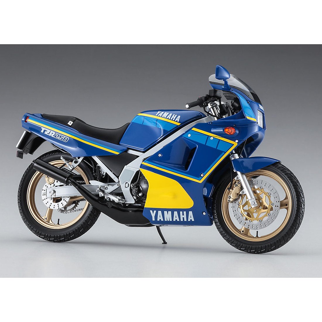Hasegawa 1/12 BK YAMAHA TZR250 1KT `FARAWAY BLUE 組裝模型 - TwinnerModel