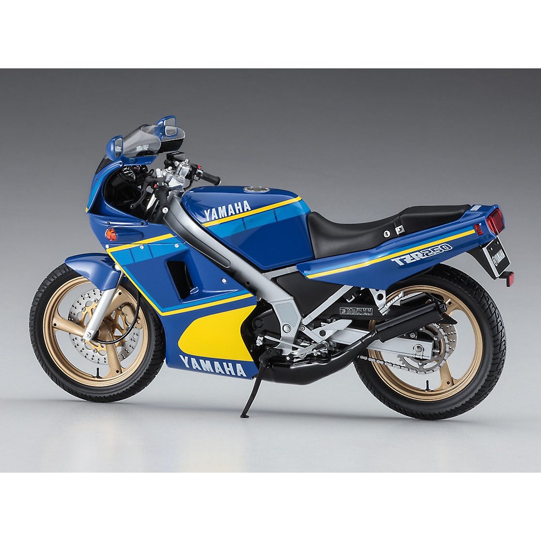 Hasegawa 1/12 BK YAMAHA TZR250 1KT `FARAWAY BLUE 組裝模型 - TwinnerModel