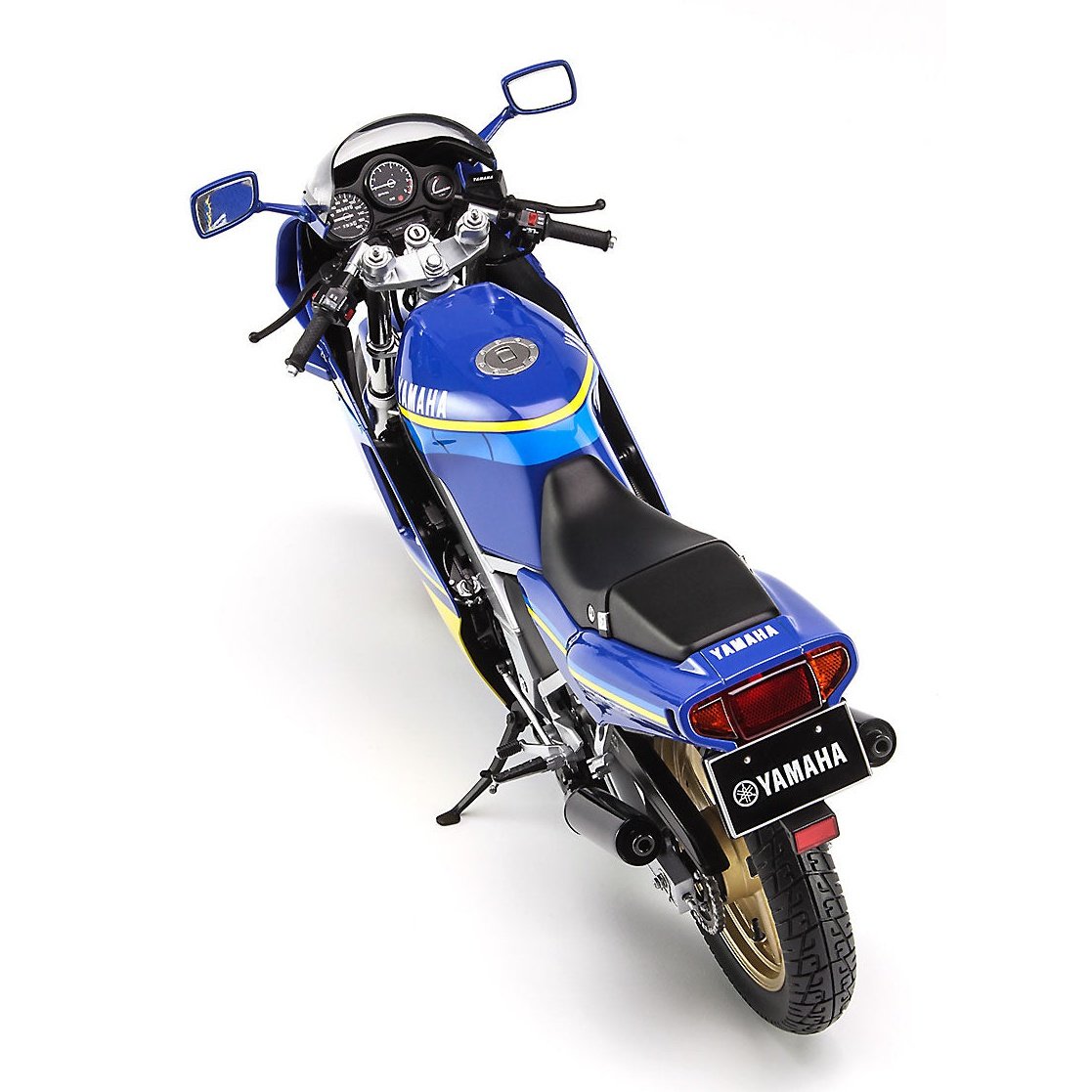 Hasegawa 1/12 BK YAMAHA TZR250 1KT `FARAWAY BLUE 組裝模型 - TwinnerModel