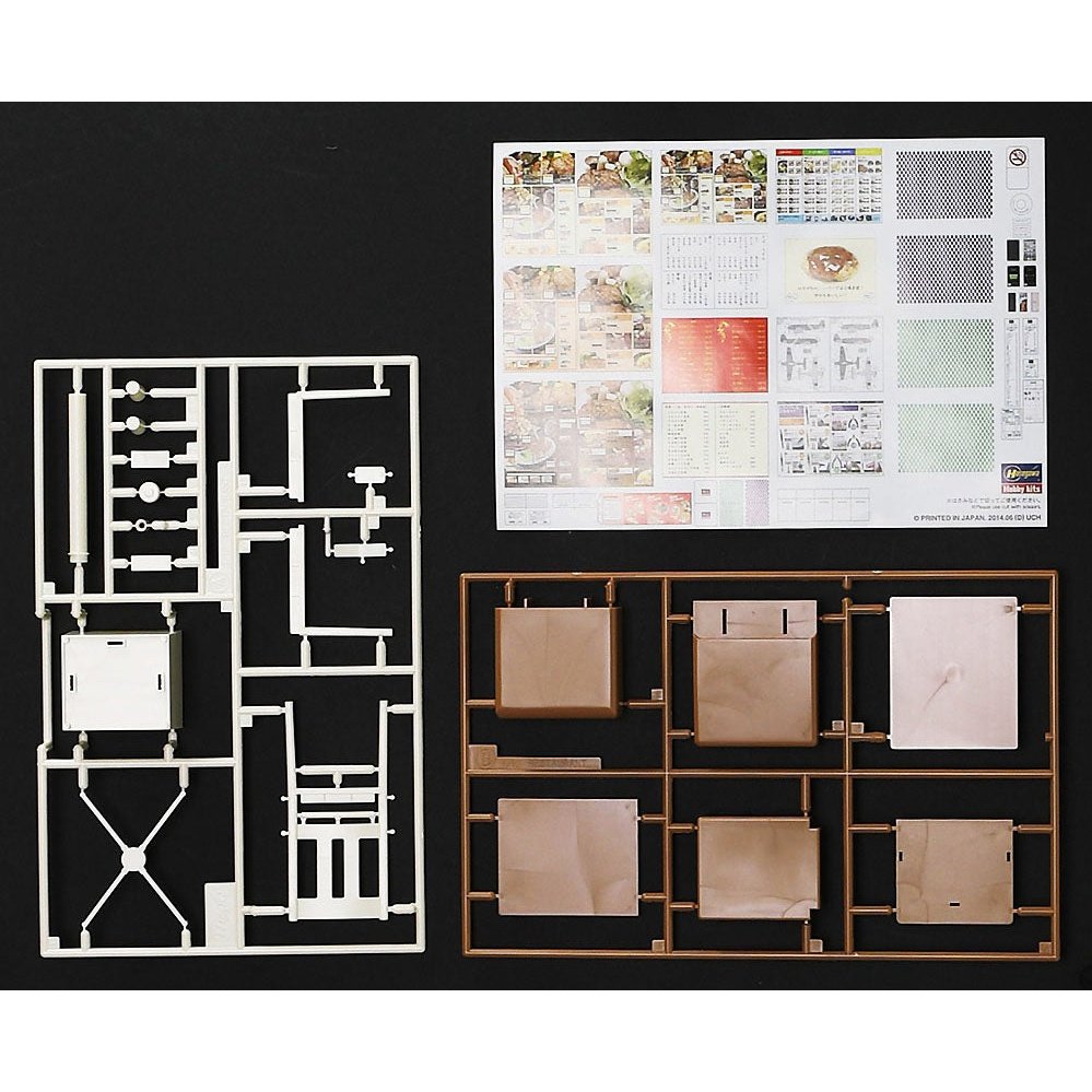 Hasegawa 1/12 FA 07 餐廳用桌子與椅子 組裝模型 - TwinnerModel