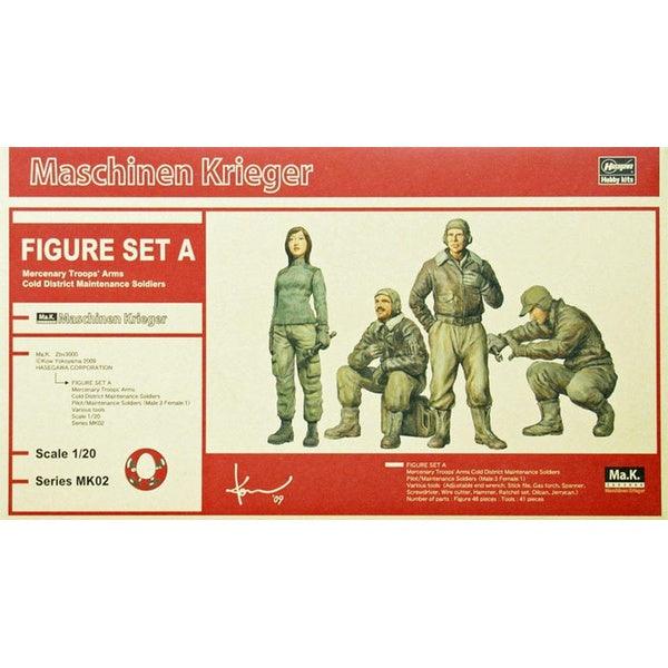 Hasegawa 1/20 橫山宏 機械戰士 MA.K. 人物模型套裝A 組裝模型 - TwinnerModel