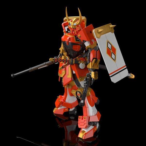 Kotobukiya 1/100 FRAME ARMS 骨裝機兵 FA107 信玄 組裝模型 - TwinnerModel