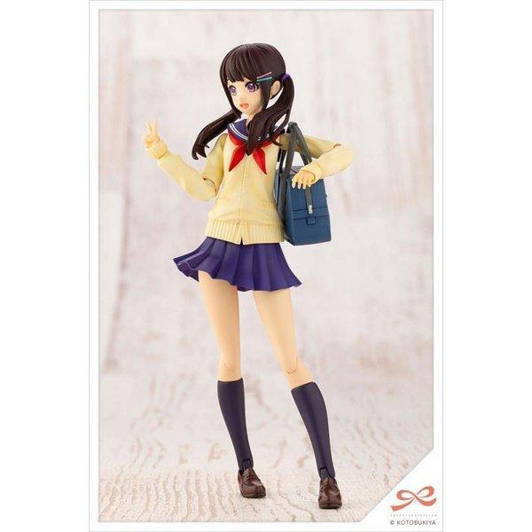 Kotobukiya 1/10 創彩少女庭園 結城圓 冬季制服 組裝模型 - TwinnerModel