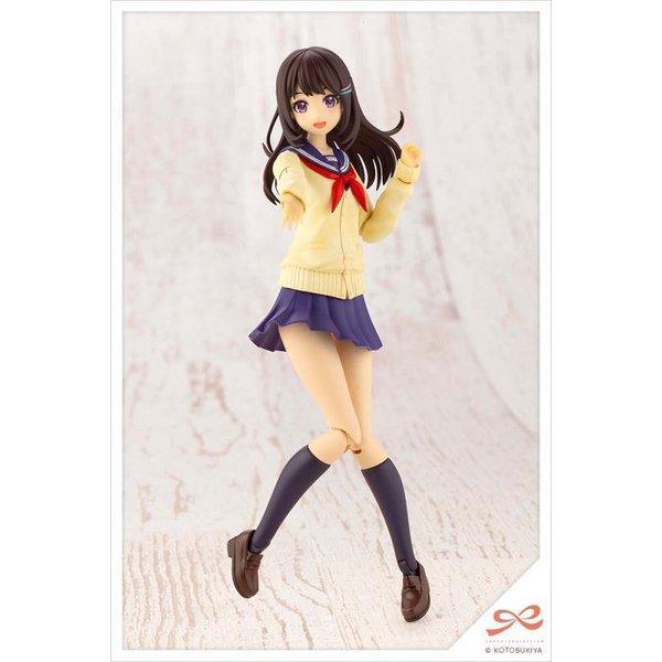 Kotobukiya 1/10 創彩少女庭園 結城圓 冬季制服 組裝模型 - TwinnerModel