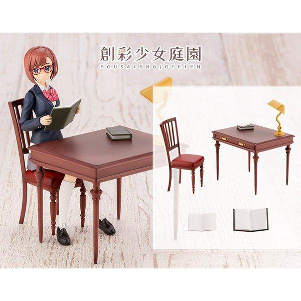 Kotobukiya 創彩少女庭園 After School 復古書桌 組裝模型 - TwinnerModel