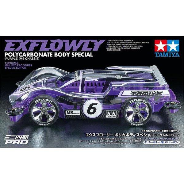 Tamiya 迷你四驅車 EXFLOWLY聚碳酸酯車身特別版 組裝模型 - TwinnerModel