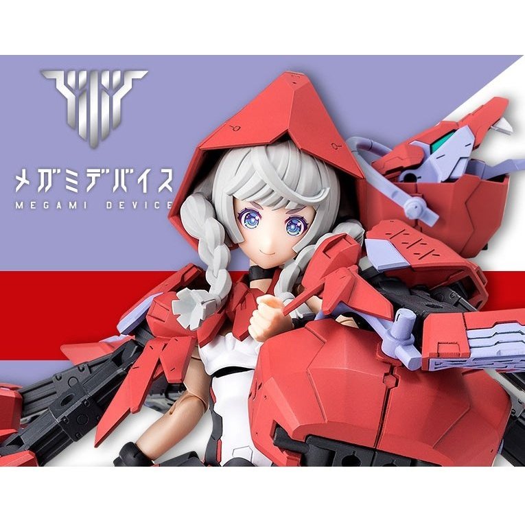 Kotobukiya 1/1 Megami Device 女神裝置 17 Chaos & Pretty 小紅帽 組裝模型 - TwinnerModel