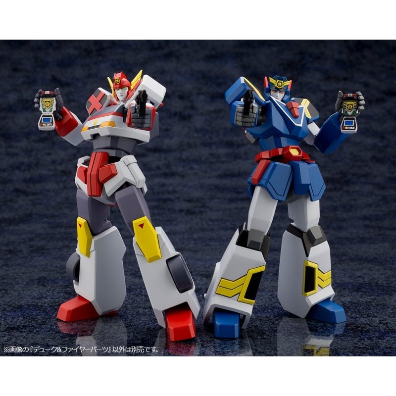 Kotobukiya FRAME ARMS 骨裝機兵 勇者警察迪克＆火焰強化配件 組裝模型 - TwinnerModel