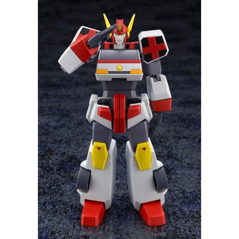 Kotobukiya FRAME ARMS 骨裝機兵 勇者警察迪克＆火焰強化配件 組裝模型 - TwinnerModel