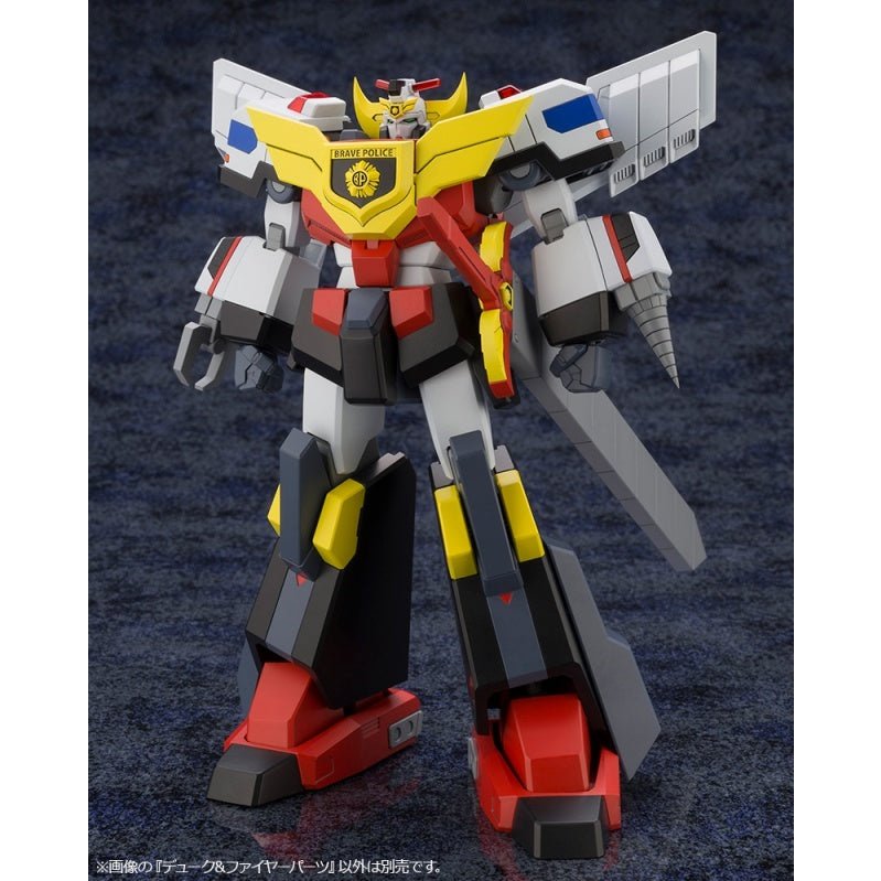 Kotobukiya FRAME ARMS 骨裝機兵 勇者警察迪克＆火焰強化配件 組裝模型 - TwinnerModel