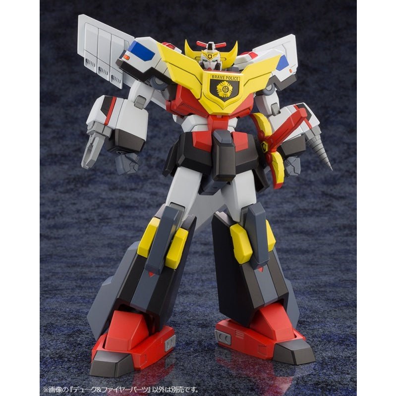 Kotobukiya FRAME ARMS 骨裝機兵 勇者警察迪克＆火焰強化配件 組裝模型 - TwinnerModel