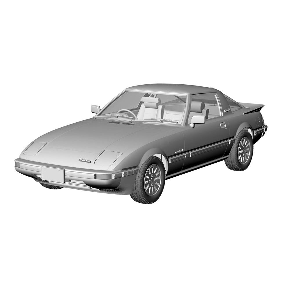 Hasegawa 1/24 HC 52 MAZDA SAVANNA RX-7 SA22C LATE TURBO GT 組裝模型 - TwinnerModel