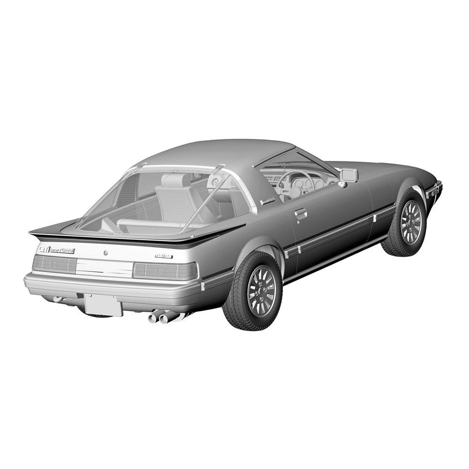 Hasegawa 1/24 HC 52 MAZDA SAVANNA RX-7 SA22C LATE TURBO GT 組裝模型 - TwinnerModel