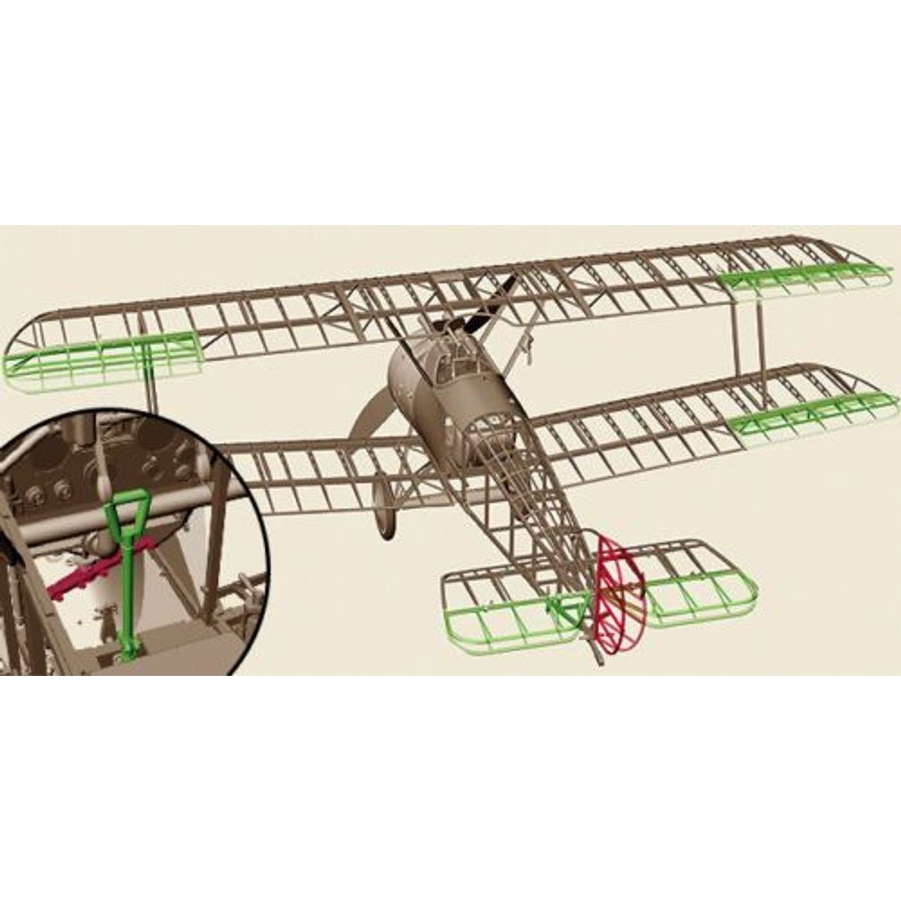 Hasegawa 1/16 AF SOPWITH CAMEL F.1 組裝模型 - TwinnerModel