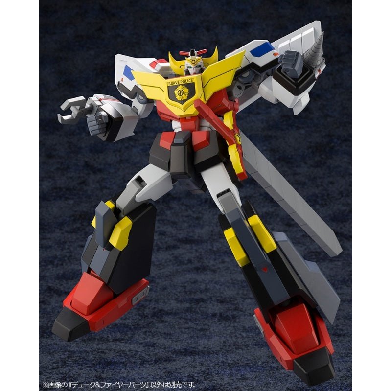 Kotobukiya FRAME ARMS 骨裝機兵 勇者警察迪克＆火焰強化配件 組裝模型 - TwinnerModel