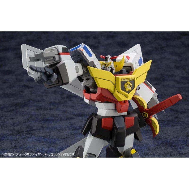 Kotobukiya FRAME ARMS 骨裝機兵 勇者警察迪克＆火焰強化配件 組裝模型 - TwinnerModel