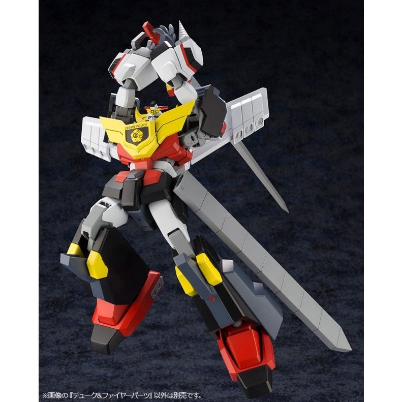 Kotobukiya FRAME ARMS 骨裝機兵 勇者警察迪克＆火焰強化配件 組裝模型 - TwinnerModel