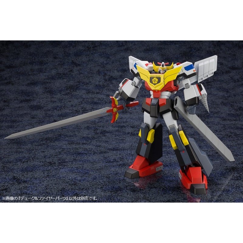 Kotobukiya FRAME ARMS 骨裝機兵 勇者警察迪克＆火焰強化配件 組裝模型 - TwinnerModel