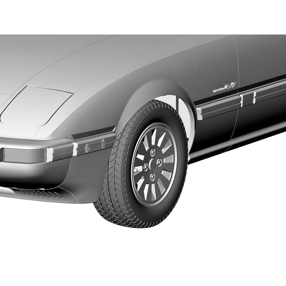 Hasegawa 1/24 HC 52 MAZDA SAVANNA RX-7 SA22C LATE TURBO GT 組裝模型 - TwinnerModel