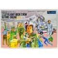 Fujimi 1/72 MM 35002 MODERN US NAVY FLIGHT DECK CREW AND FIRE ENGINE 組裝模型 - TwinnerModel
