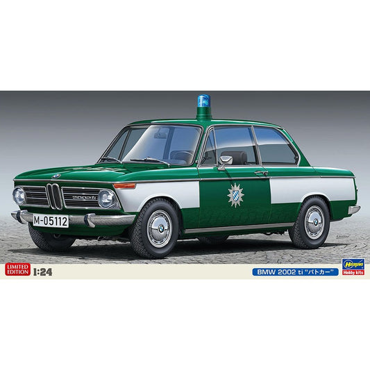 Hasegawa 1/24 LM 20478 BMW 2002 TI `POLICE CAR` 組裝模型 - TwinnerModel