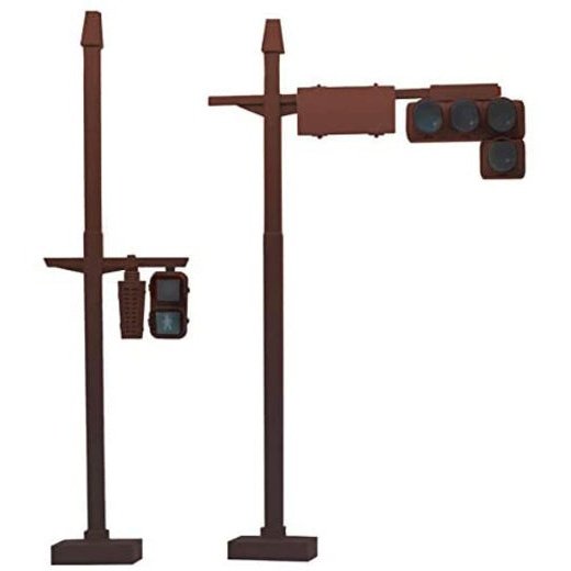 Fujimi 1/24 GT 37 交通信號機 車輛用/步行者用 棕色仕樣 組裝模型 - TwinnerModel