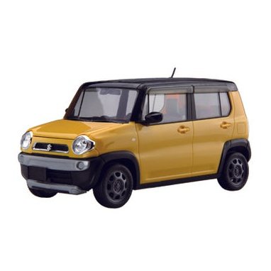 FUJIMI - 1/24 Suzuki Hustler Kei Car Passion Orange Version (No Glue No  Paint Plastic Model Kit)