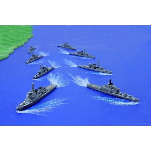 Fujimi 1/3000 軍艦 37 海上自衛隊第4護衛隊群1998年 組裝模型 - TwinnerModel