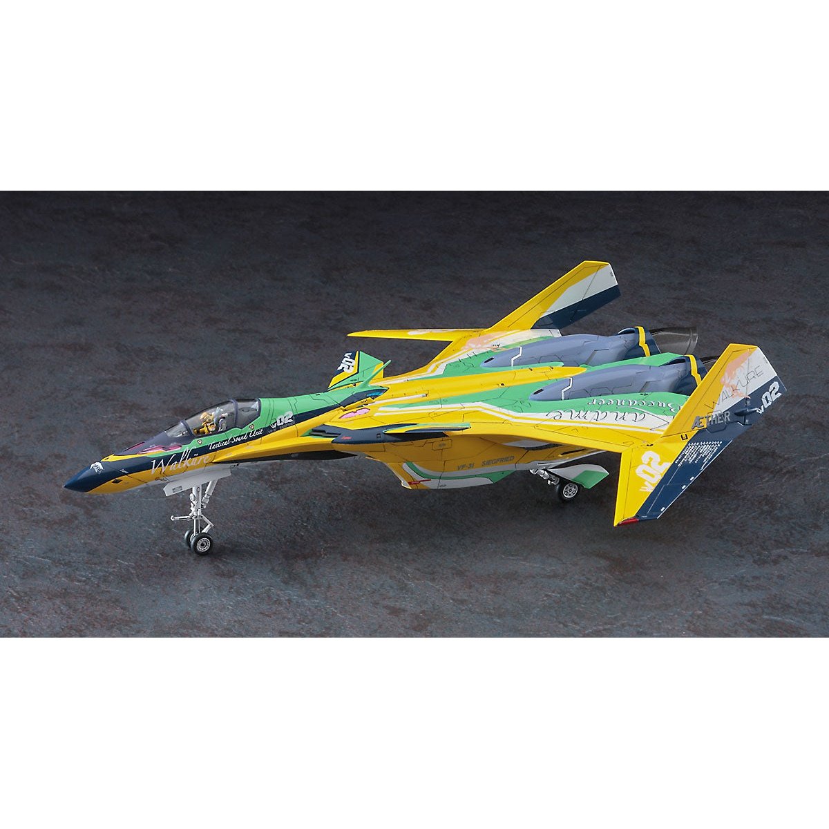 Hasegawa 1/72 超時空要塞DELTA VF-31F SIEGFRIED `KANAME BUCCANEER COLOR` 組裝模型 - TwinnerModel