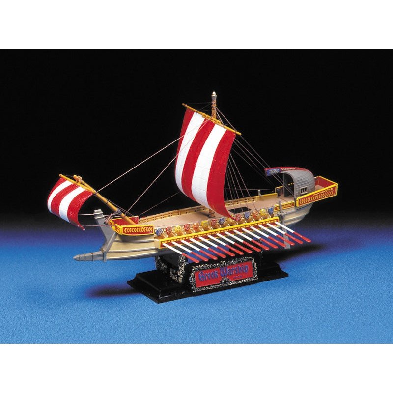 Aoshima Old Time Ship 01 GREECE MILITARY SHIP 組裝模型 - TwinnerModel