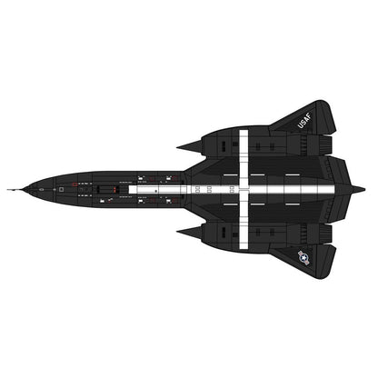 Hasegawa 1/72 AF SR-71 BLACKBIRD TYPE A `WORLD ABSOLUTE SPEED RECORD AIRPLANE` 組裝模型 - TwinnerModel