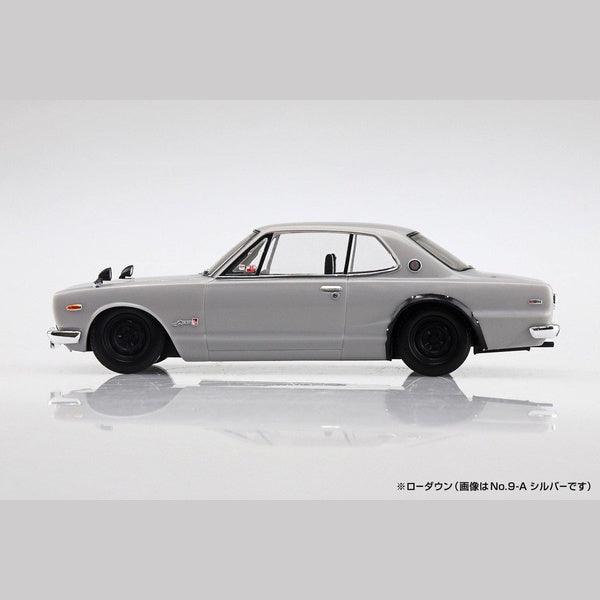 Aoshima 1/32 The SNAP-KIT 09A 日產 Nissan Skyline 2000GT-R 銀色 組裝模型 - TwinnerModel