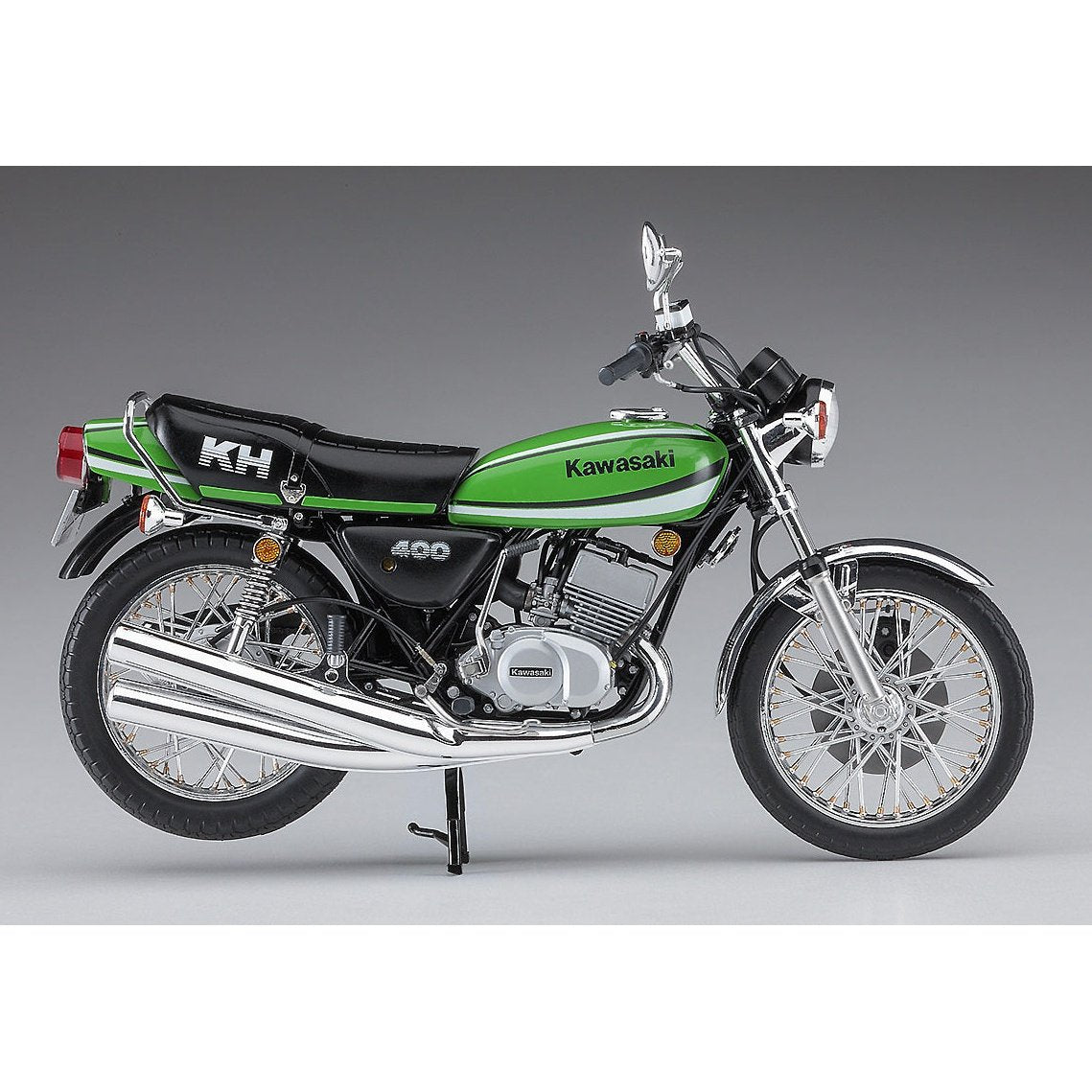 Hasegawa 1/12 BK 06 KAWASAKI KH400-A7 組裝模型 - TwinnerModel