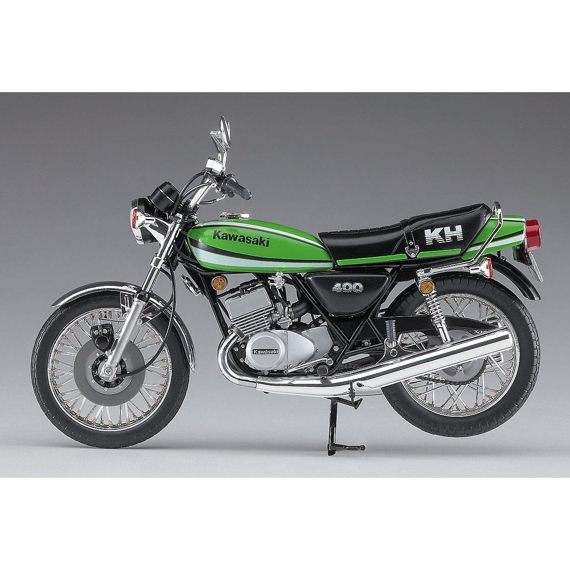 Hasegawa 1/12 BK 06 KAWASAKI KH400-A7 組裝模型 - TwinnerModel