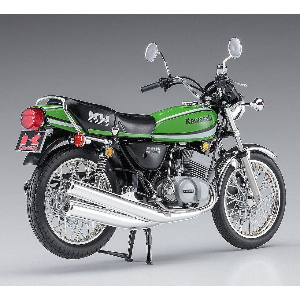 Hasegawa 1/12 BK 06 KAWASAKI KH400-A7 組裝模型 - TwinnerModel