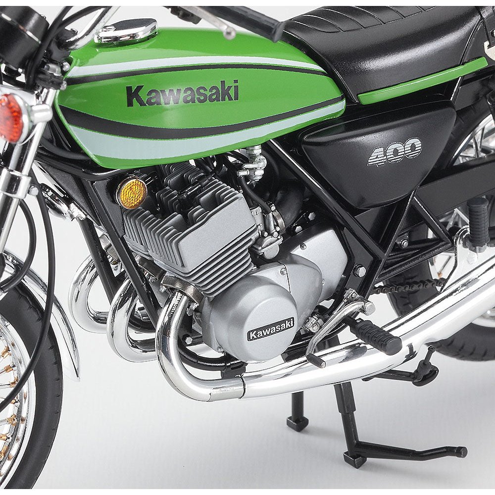 Hasegawa 1/12 BK 06 KAWASAKI KH400-A7 組裝模型 - TwinnerModel
