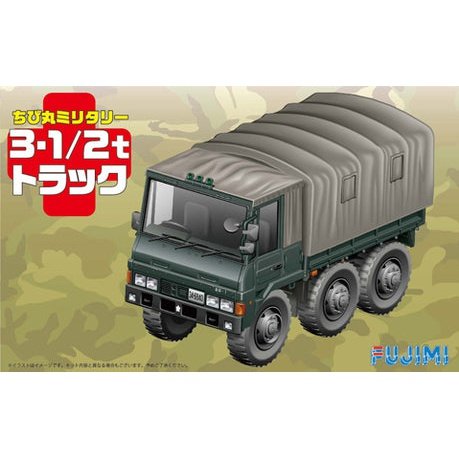 Fujimi BB 丸軍事 3 3噸半軍用卡車 組裝模型 - TwinnerModel