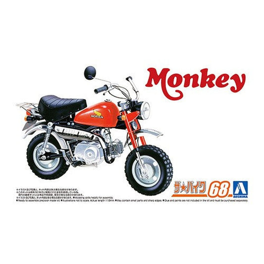 Aoshima 1/12 The Bike 068 HONDA Z50J-1 MONKEY `78 組裝模型 - TwinnerModel