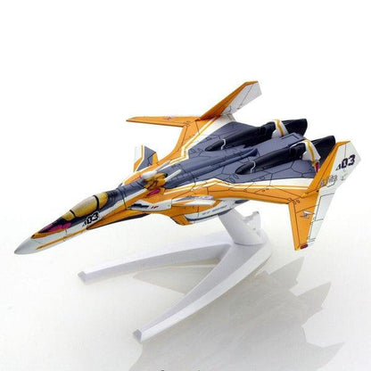 Bandai 超時空要塞DELTA VF-31E SIEGFRIED FIGHTER MODE CHUCK MUSTANG CUSTOM 組裝模型 - TwinnerModel