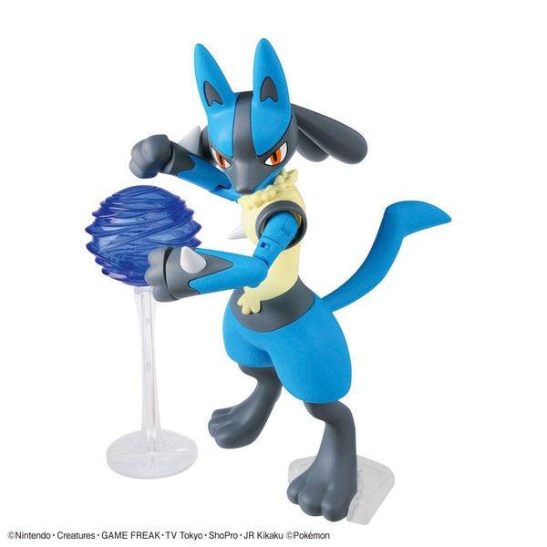 Bandai 精靈寶可夢 Pokemon PLAMO 44 路卡利歐＆利歐路 組裝模型 - TwinnerModel